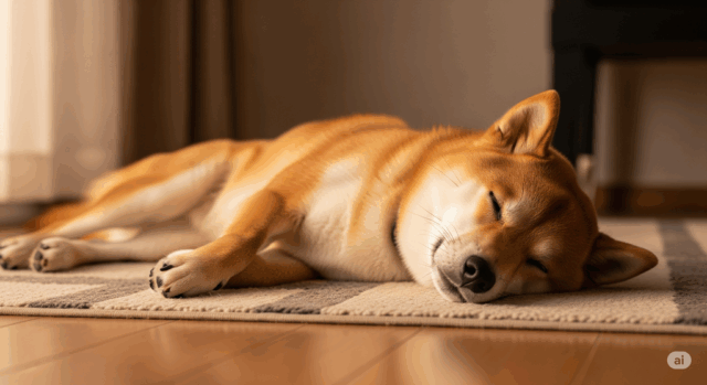 柴犬のハルくんのご家族より