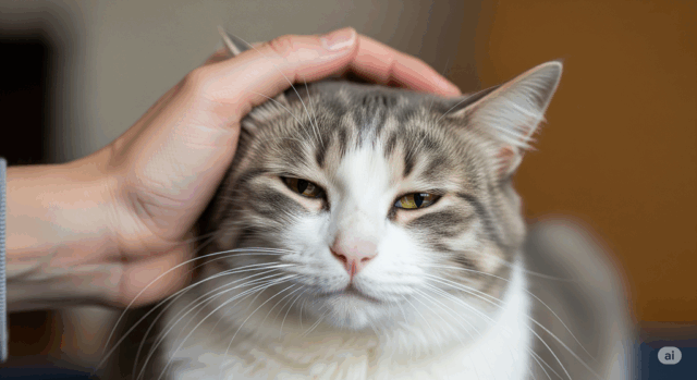 ミックス猫のミーちゃんのご家族より